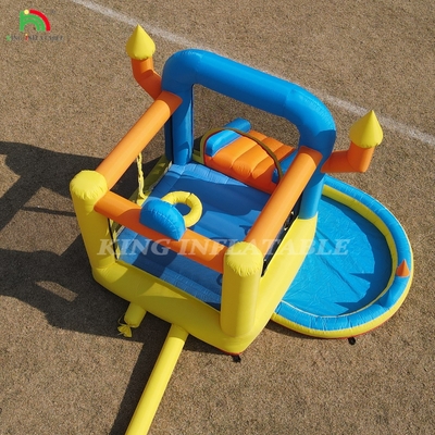 Kids Inflatable Bounce House Combo Party Toddler Inflatable Jumping Bouncy Castle With Slide Pool Basket Dartboard Trampoline
