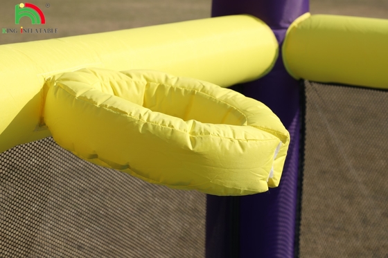 Inflatable Bounce House Combo With Slide Climbing Wall Obstacles Trampoline Ball Pit Pool