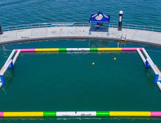 Inflatable Water Sport Game Inflatable Water Polo Soccer Field Arena Court Aqua Inflatable Soccer Court