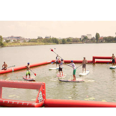 Customized Outdoor Interactive Inflatable Soccer Court Giant Water Inflatable Soccer Game Course Field Arena Court