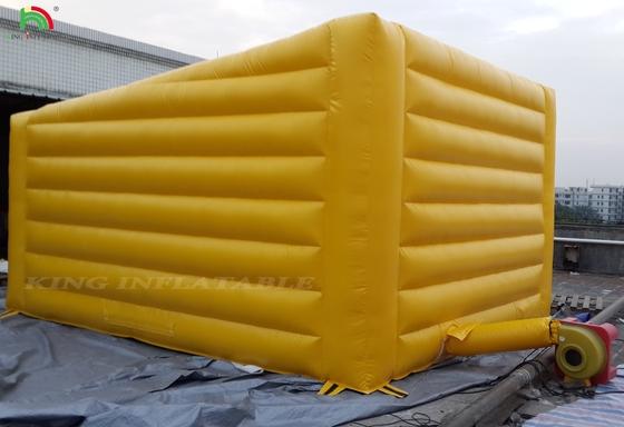 Outdoor Large Blow Up Event Exhibition Party Tent With Led Light Inflatable Nightclub Party Cube Black Inflatable Night Club