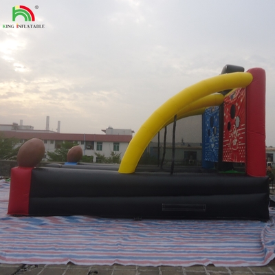 Outdoor Inflatable Fun Games Sports Quarterback Blitz Inflatable Football Toss Game