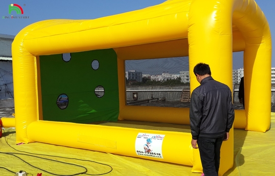 Soccer Shoot Out Game Good Price Commercial Durable Inflatable Football Goal