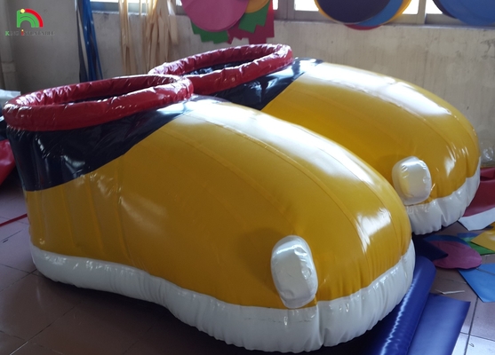Best Sellin Inflatable Running Shoes Walking Race Sports Shoes Inflatable Sport Game For Sale