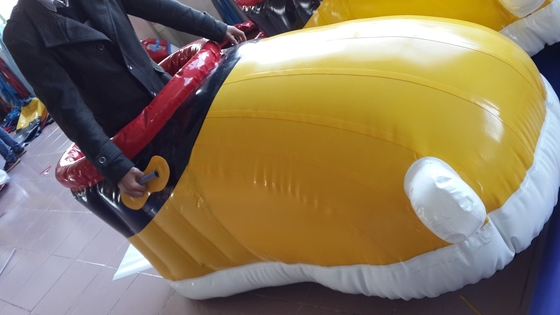 Best Sellin Inflatable Running Shoes Walking Race Sports Shoes Inflatable Sport Game For Sale