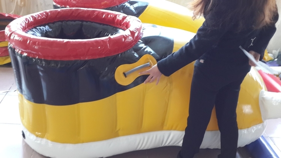 Best Sellin Inflatable Running Shoes Walking Race Sports Shoes Inflatable Sport Game For Sale
