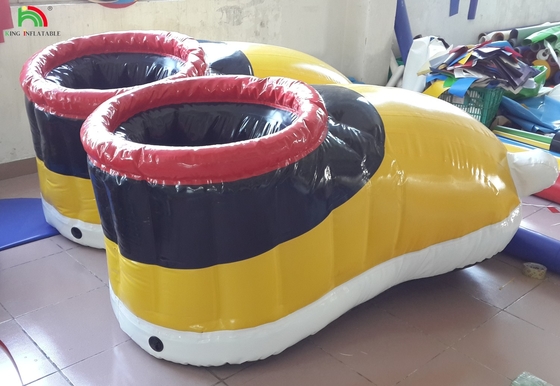 Best Sellin Inflatable Running Shoes Walking Race Sports Shoes Inflatable Sport Game For Sale