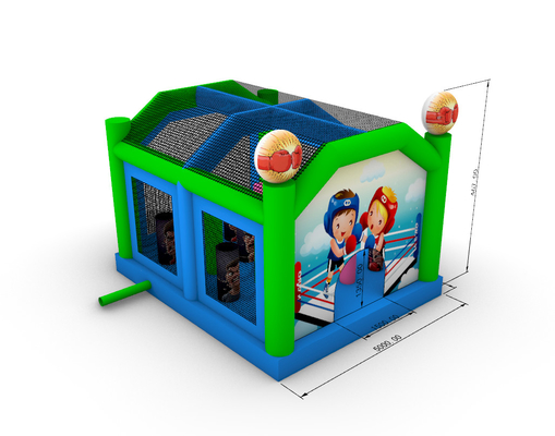 Inflatable Fighting Arena Adults Kids Trampoline Park Inflatable Gladiator Joust Battle Game Bounce Castle