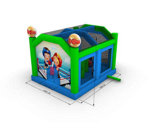 Inflatable Fighting Arena Adults Kids Trampoline Park Inflatable Gladiator Joust Battle Game Bounce Castle