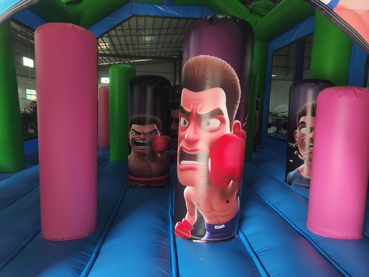 Inflatable Fighting Arena Adults Kids Trampoline Park Inflatable Gladiator Joust Battle Game Bounce Castle