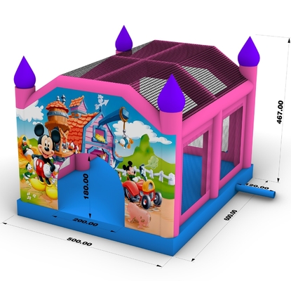 Commercial Inflatable Bouncer House Mickey Mouse Inflatable Jump Bouncy Castle Bounce House for Adult Kids Party
