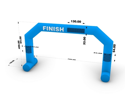 Custom Inflatable Arch Advertising Start Outdoor Inflatable Entrance Arch Marathon Race Line Archway