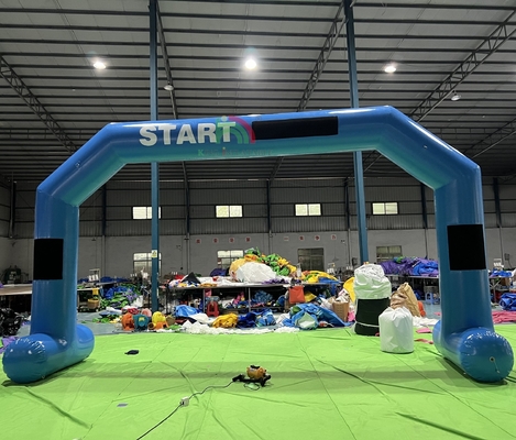 Custom Inflatable Arch Advertising Start Outdoor Inflatable Entrance Arch Marathon Race Line Archway