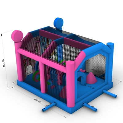 Commercial Inflatable Bounce House Castle Combo Inflatable Bouncy Jumping Castle with Obstacle Trampoline