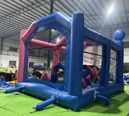 Commercial Inflatable Bounce House Castle Combo Inflatable Bouncy Jumping Castle with Obstacle Trampoline