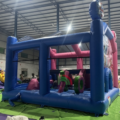 Commercial Inflatable Bounce House Castle Combo Inflatable Bouncy Jumping Castle with Obstacle Trampoline
