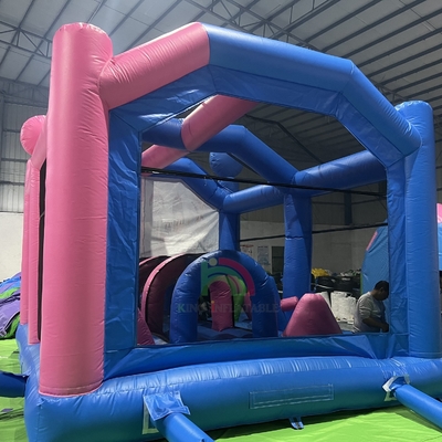 Commercial Inflatable Bounce House Castle Combo Inflatable Bouncy Jumping Castle with Obstacle Trampoline