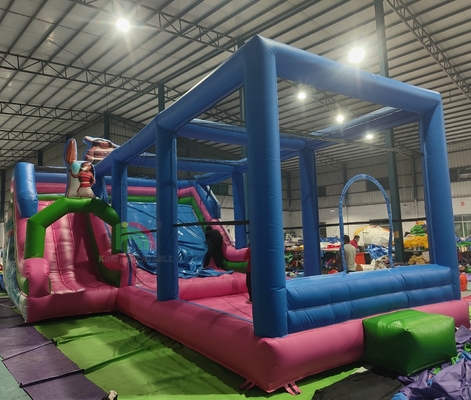 Commercial Grade PVC Large Inflatable Water Slide Bounce House Combo Bouncy Castle