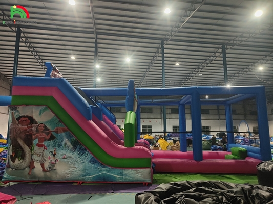 Commercial Grade PVC Large Inflatable Water Slide Bounce House Combo Bouncy Castle