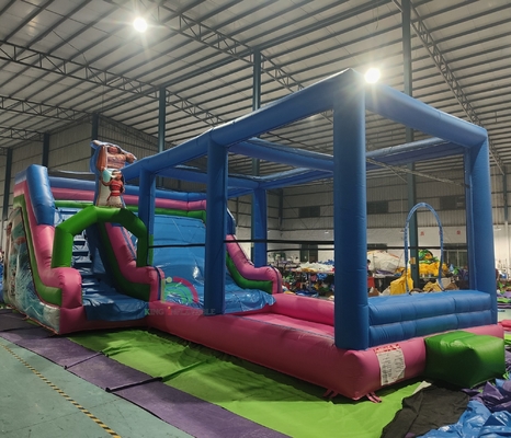 Commercial Grade PVC Large Inflatable Water Slide Bounce House Combo Bouncy Castle