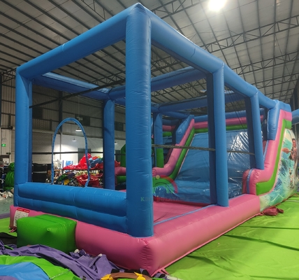 Commercial Grade PVC Large Inflatable Water Slide Bounce House Combo Bouncy Castle