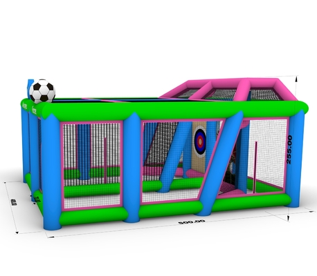 Inflatable Sports Game Throwing Targets Dartboard Target Game Inflatable Bubble Football Events Goal Court