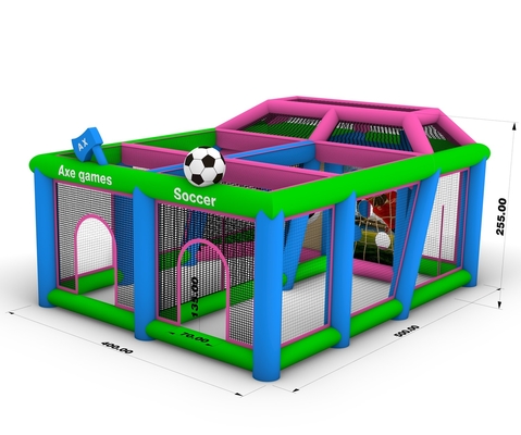 Inflatable Sports Game Throwing Targets Dartboard Target Game Inflatable Bubble Football Events Goal Court