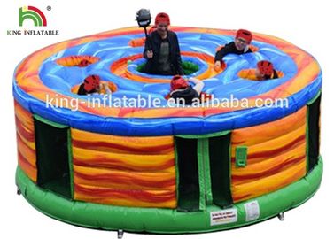 Outdoor Inflatable Human Whack - A - Mole Game With Fully Digital Priting