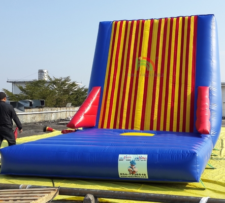 Factory Wholesale Commercial Outdoor Sport Game Adults Inflatable Sticky Wall Game Inflatable Jumping Bouncy Castle