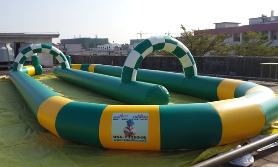Outdoor Inflatable Go Kart Race Track Attractive Inflatable Race Track for Bumper Cars