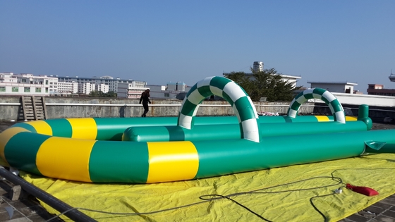 Outdoor Inflatable Go Kart Race Track Attractive Inflatable Race Track for Bumper Cars