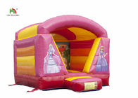 Safety Waterproof Pink Inflatable Jumping Castle House With 24 Months Warranty