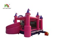 6m Inflatable Jumping Castle Large Multiplay Bouncy With Curve Slide