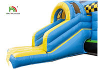 5.2 x 6.9m Custom Made Inflatable Bounce House / Jumping Castle With Slide