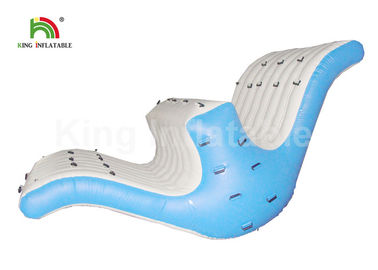 Blue 5 * 2.5m Inflatable Rocker Slide / Water Park Toys For Commercial Rental