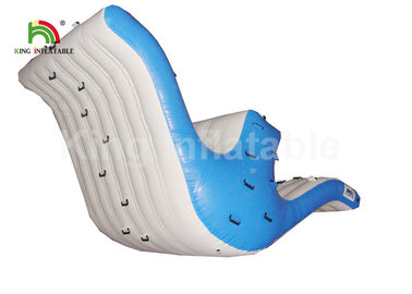 Blue 5 * 2.5m Inflatable Rocker Slide / Water Park Toys For Commercial Rental