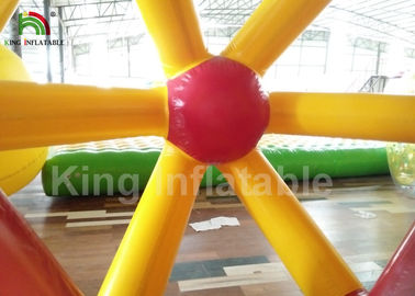 EN71 Combo Color Water Wheel Inflatable Water Roller For Water park