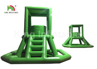 Green 16.41 FT Inflatable Water Toy PVC Climbing Lifeguard Tower With Ladder