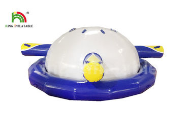 0.9mm PVC Tarpaulin Inflatable UFO Climbing Water Boat Toy Heat Sealed SGS EN71