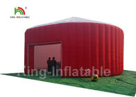 Plato 210D Oxford Fabric Red Inflatable Yurt Dome Tent / Blow Up Event Tent