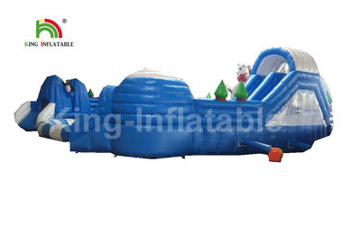 Custom Polar Bear White Giant Inflatable land Water Park Durable Odourless