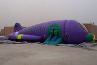 PVC 12m Airplane Inflatable Jump House Castle Type For Rental