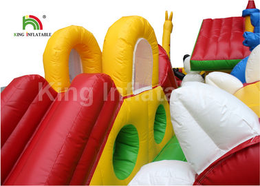 Inflatable Animals Zoo Castle Jumping Bounce House For Family Entertainment