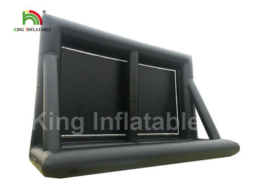 CE Custom Black PVC 10m Inflatable Projector Screen, Inflatable Outdoor Movie Screen