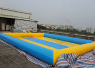 Commercial large inflatable swimming pools multi color for summer water park 8m
