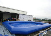 Mobile portable large inflatable swimming pools with Customized color , Soft PVC Material