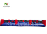 8 * 8 * 0.65m PVC Tarpaulin Blow Up Swimming Pool Red And Blue Color