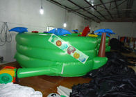 0.45mm PVC Tarpaulin Inflatable Amusement Park Turtle Playground With Slide And Tunnels