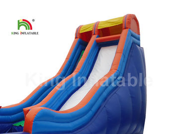 10m High Giant Red Fish Inflatable Water Slide With Staircase For Children