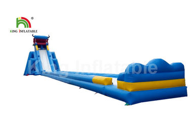 Dragon Stype Blue Large Inflatable Water Slide For Adults In Aquatic Park